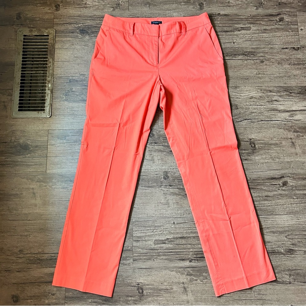 Ann Taylor Coral Light Weight Chino Pants